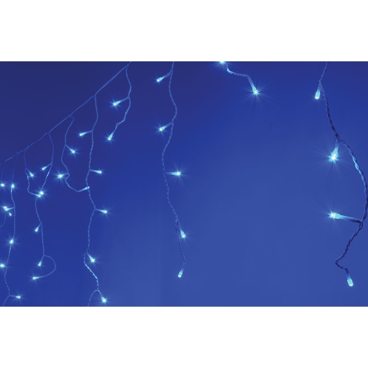 240 BLUE LED Icicle String Lights with Timer Control Connevans Electronics