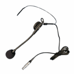 Trantec TS33 Headworn microphone with lemo plug