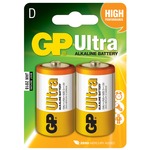 D alkaline batteries - GP Ultra - pack of 2