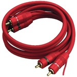800mm Red High Quality Stereo Phono Plug to Plug Audio Connection Cable
