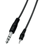 2 metre 2.5mm to 6.3mm stereo audio connection cable