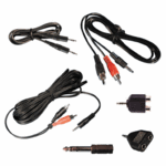 Pack of stereo leads for transmitter input adaptor 
