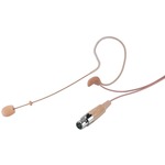 Hyperlight miniature earband microphone with 3-pole mini XLR plug