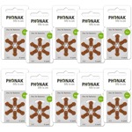 Phonak size 312 BROWN Hearing Aid Batteries - Box of 60 