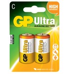 C size 1.5V GP Alkaline batteries, pack of 2