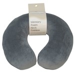 Grey Memory Foam Neck Cushion