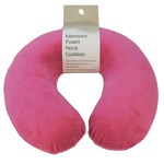 Pink Memory Foam Neck Cushion