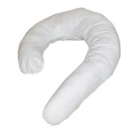 White Spare Cover for U-Shaped Cushion