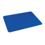 Tenura Blue Silicone Rubber Anti Slip Rectangular Mat 35.5 x 25.5 cm