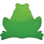 Tenura Anti Slip and Anti Microbial childrens green frog shaped table mat
