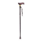 Collapsible Walking Stick with Wooden Handle