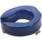 Ashby Raised Toilet Seat (Size Seat Height: 150 mm (6inch) Colour Blue)