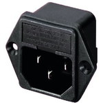 IEC Fused Chassis/Panel Mounting Mains Plug