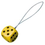 Yellow dice earmould threader