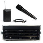 Trantec S4.10 Rack'n'Ready kit with 4 radio mics - ch 70