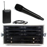 Trantec S4.10 Rack'n'Ready kit with 6 radio mics - ch 38