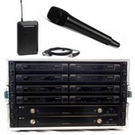 Trantec S4.10 Rack'n'Ready kit with 8 radio mics - ch 38 