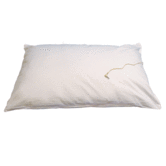 Sound pillow with stereo speaker pair - 48 x 80 cm 
