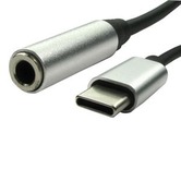 3.5mm to USB-C audio i/p adaptor lead (approx length 120mm) for use with Phonak Roger On and other equipment
