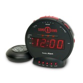 Sonic Bomb SBB500SS digital alarm clock with bed shaker