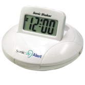 Sonic Shaker travel vibrating alarm clock SBP100SS