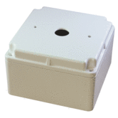 Drilled moulded box for infra-red dome sensor
