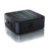 TV Digital (Toslink) to Analogue Audio (phono) Converter, Leads & PSU