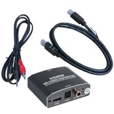 HDMI Digital to Analogue Audio Extractor & Leads