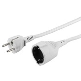 5m Mains Extension Cable with CEE 7/4 Plug and Socket
