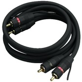 800mm Black High Quality Stereo Phono Plug to Plug Audio Connection Cable