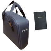 Soft carrying case set for Aurical HIT & tablet computer 
