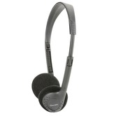 Fold Flat Lightweight Stereo Headphones with padded earcups & 3.5mm plug 