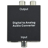 Digital optical or Coaxial audio signals to Analogue Audio Converter