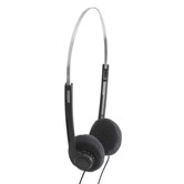 SoundLAB Lightweight Stereo Headphones With Black Pads