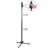 Black Tripod Style Microphone Stand with Quick Release