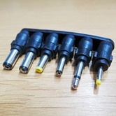 6 Assorted DC plug adaptor set