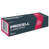Duracell Procell PP3 size Alkaline Intense Power Batteries - Box of 10 