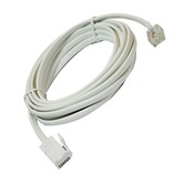 3 metre white replacement telephone line cord