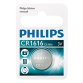 CR1616 Philips Lithium Coin Cell Battery - Blister of 1 