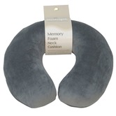 Grey Memory Foam Neck Cushion