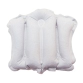 Terry-Cloth Inflatable Bath Cushion with suction cups