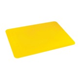 Tenura Yellow Silicone Rubber Anti Slip Rectangular Mat 35.5 x 25.5 cm