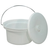 5 L Commode Bucket and Lid