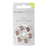 PowerOne LR44 Alkaline batteries - pack of 6