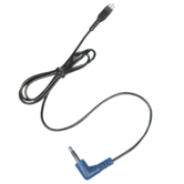 1 metre blue plugged personal stereo Single lead for one hearing aid 